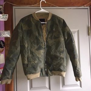 Camouflage Bomber Jacket